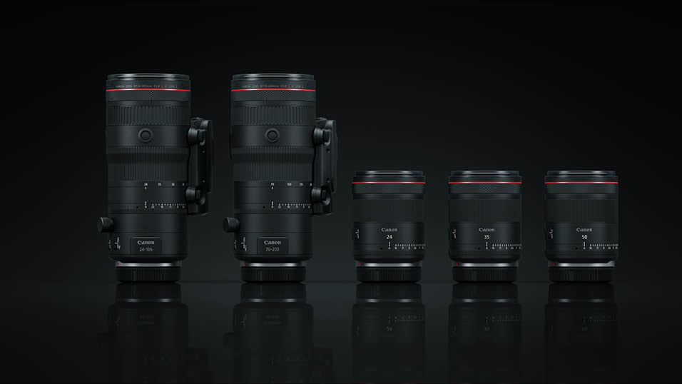 Canon adds three RF lenses to its EOS R system